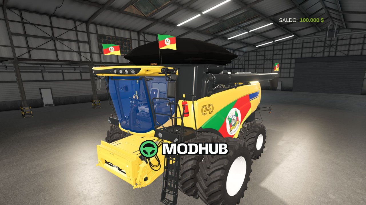 Комбайн New Holland CH7 (Rio Grande Do Sul) v1.0 для FS25