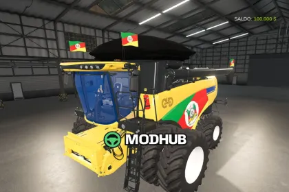 Комбайн New Holland CH7 (Rio Grande Do Sul) v1.0 для FS25 — 4