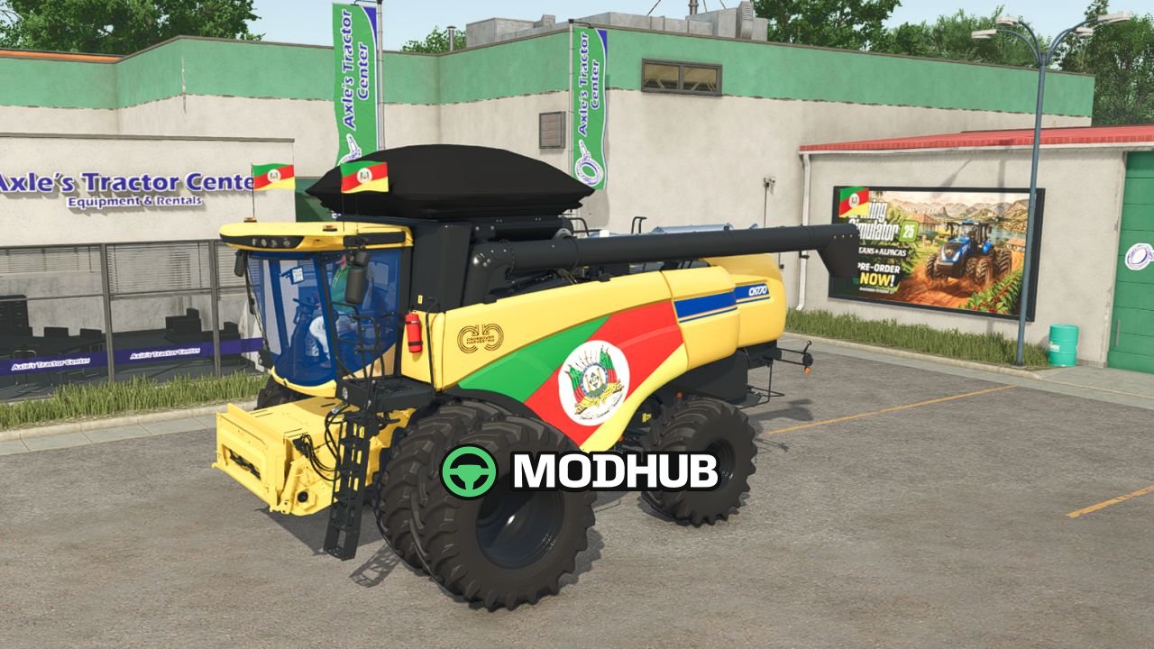 Комбайн New Holland CH7 (Rio Grande Do Sul) v1.0 для FS25