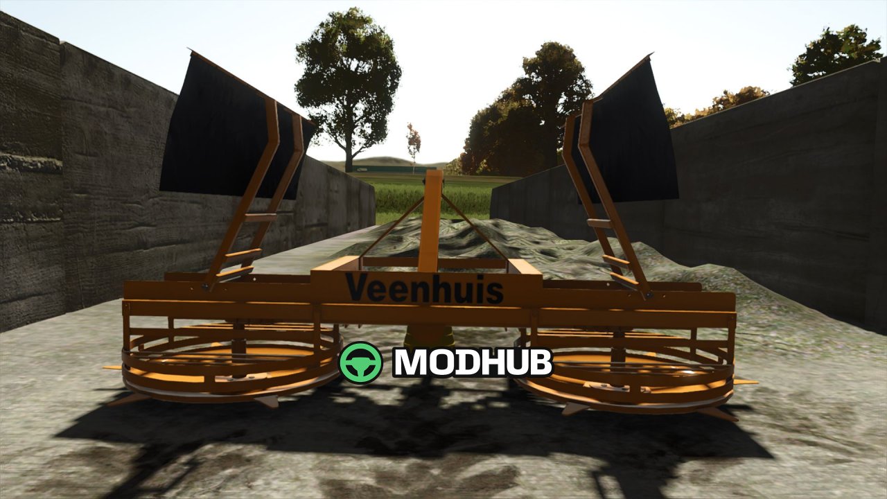 Розкидач силосу Veenhuis Silage distributor V1.0 для FS25