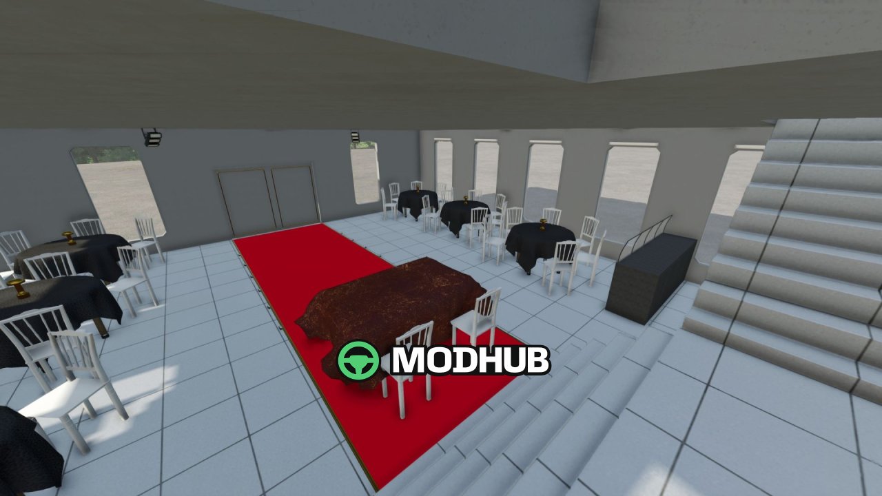 Багатофункціональний зал V1.0 для FS25