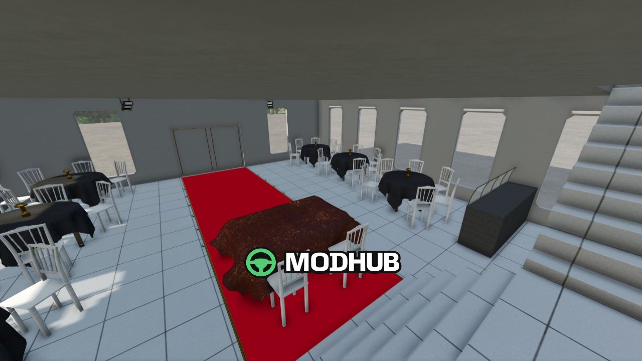 Багатофункціональний зал V1.0 для FS25