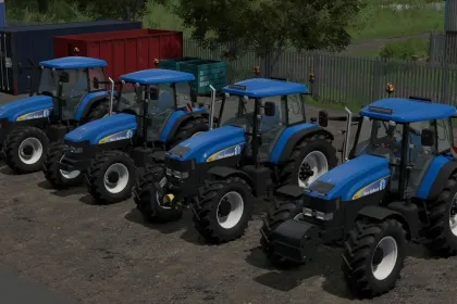 Пак тракторів New Holland TM 125-155 і TM 175-190 для Farming Simulator 25 — 3