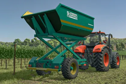 Efficient Camara Lift Trailer for Grape and Olive Unloading in FS25 — 2