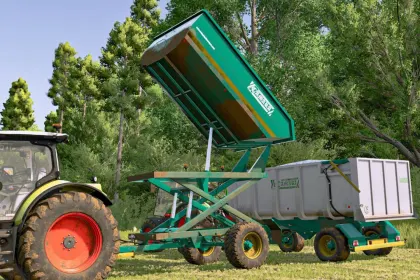 Efficient Camara Lift Trailer for Grape and Olive Unloading in FS25 — 4