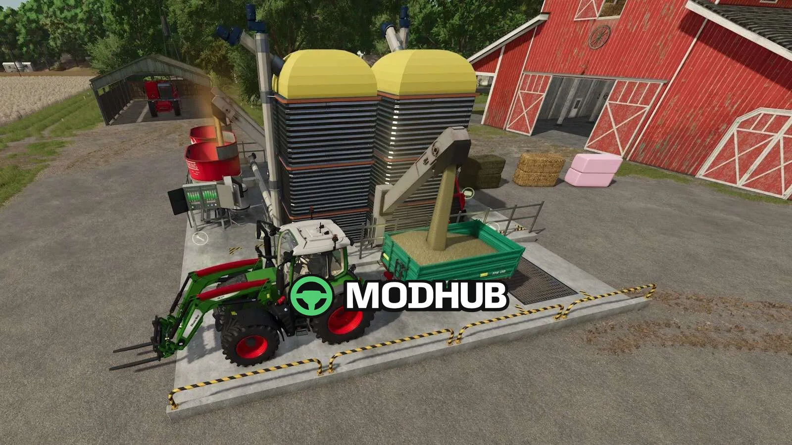 Мод на Виробничі об’єкти Large Feedmixer v1.0.0.0 для Фермер Симулятор 25