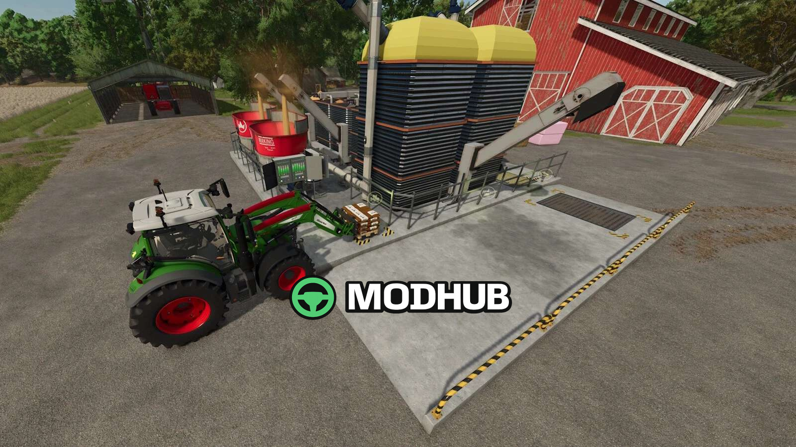 Мод на Виробничі об’єкти Large Feedmixer v1.0.0.0 для Фермер Симулятор 25