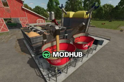 Мод на Виробничі об’єкти Large Feedmixer v1.0.0.0 для Фермер Симулятор 25