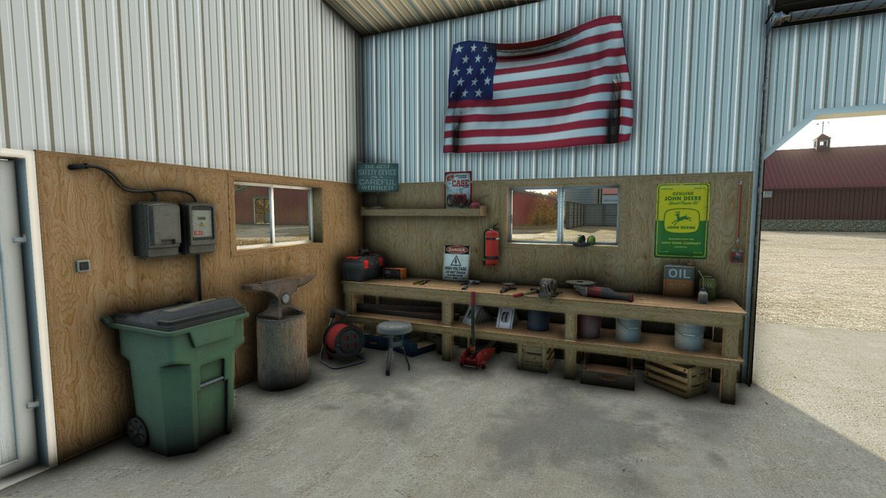 Майстерня з підйомниками на дві стійки для Farming Simulator 25