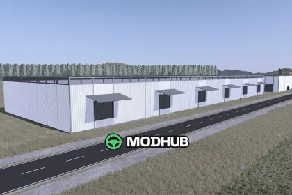 Залізничний склад Railroad warehouse V1.0 для FS25