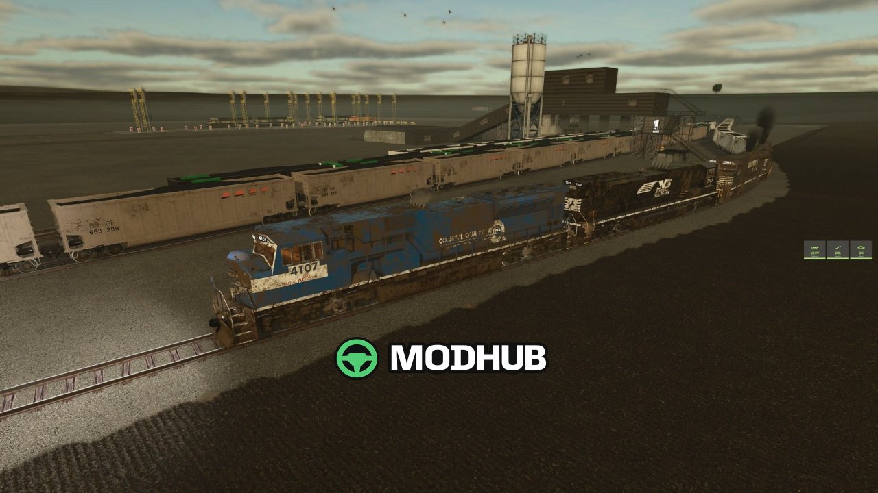 Залізничний склад Railroad warehouse V1.0 для FS25