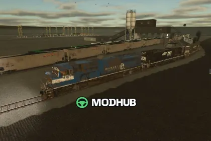 Залізничний склад Railroad warehouse V1.0 для FS25 — 2
