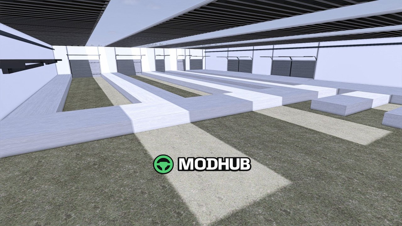 Залізничний склад Railroad warehouse V1.0 для FS25