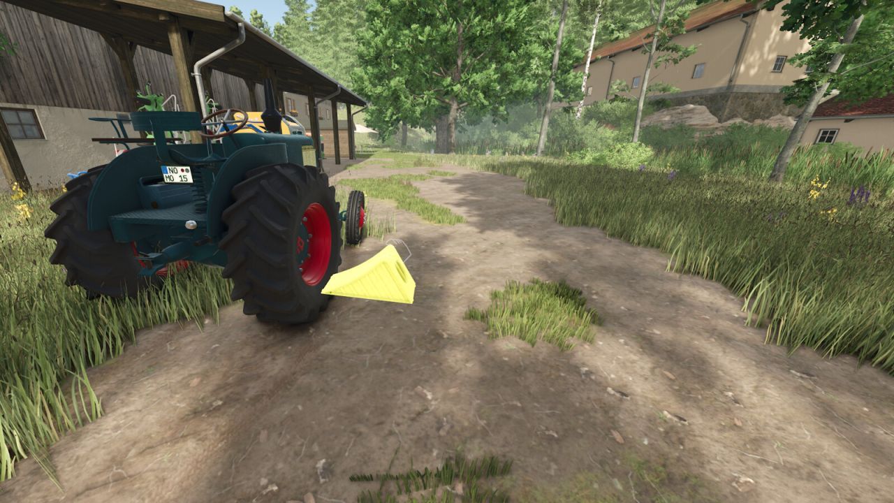 Practical Wheel Chock — Metal Wheel Stop for FS25 - Screenshots