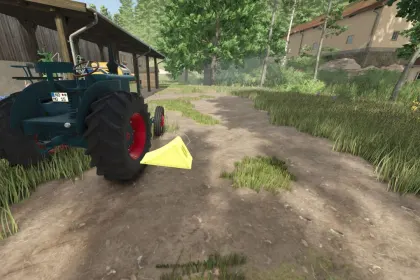 Практичний Wheel Chock — Металевий Упор Під Колеса для FS25 — 2