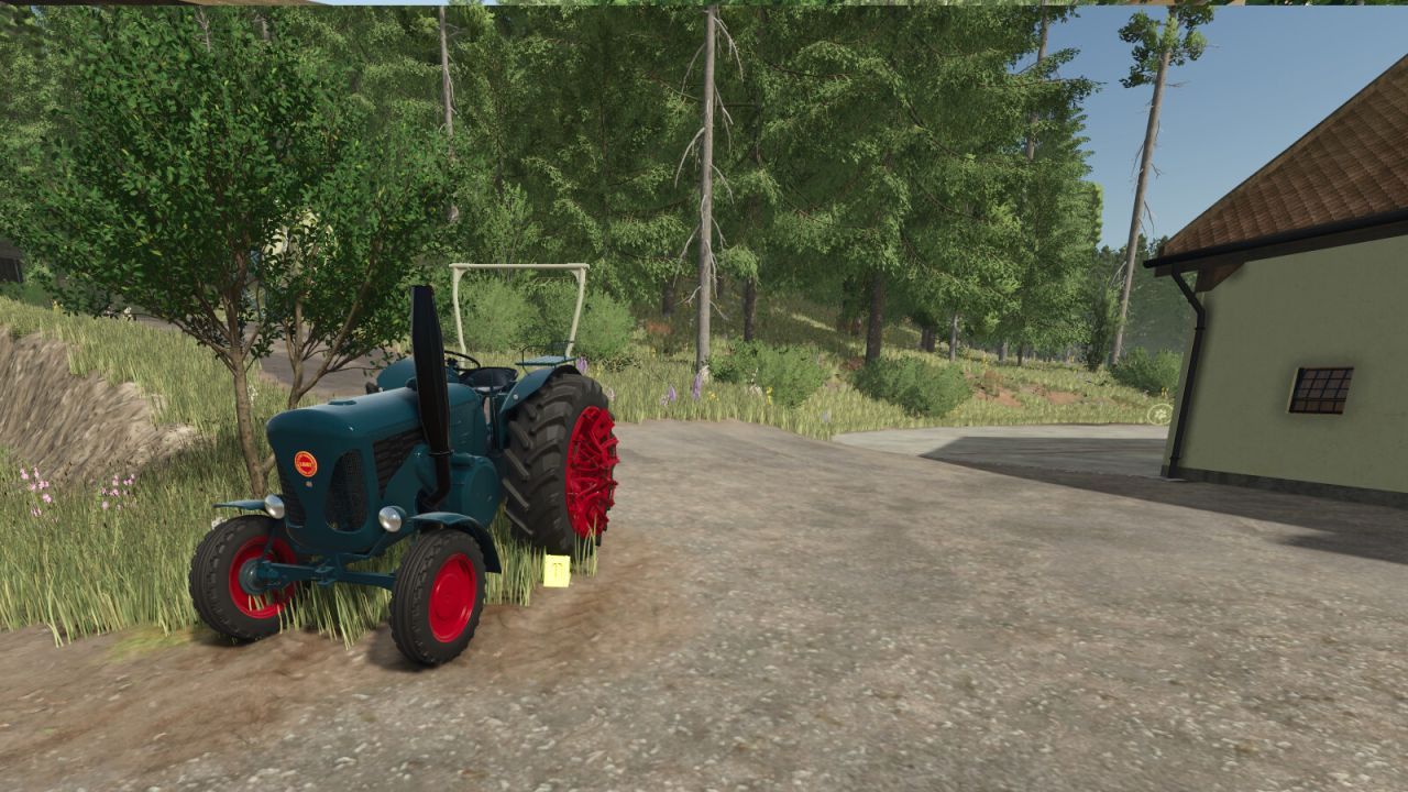 Practical Wheel Chock — Metal Wheel Stop for FS25 - Screenshots