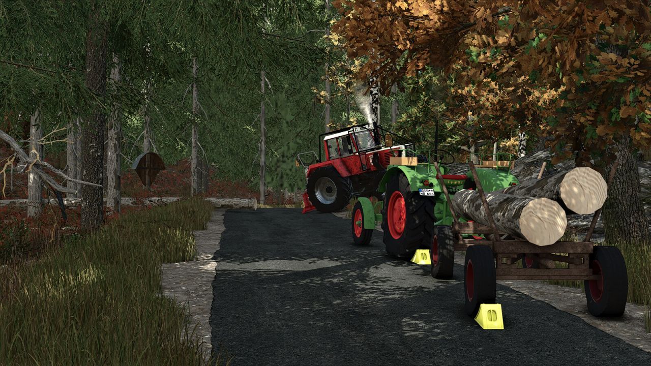 Practical Wheel Chock — Metal Wheel Stop for FS25 - Screenshots