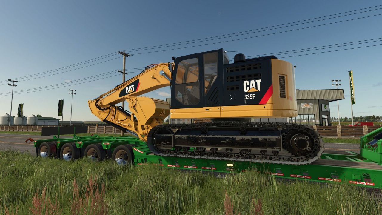 Екскаватор Caterpillar 335F для Farming Simulator 25