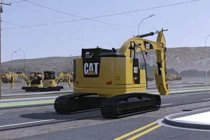 Екскаватор Caterpillar 325F Bagger для Farming Simulator 25 — 4