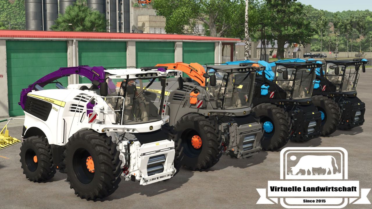 Силосний комбайн John Deere Serie 9000VL для Farming Simulator 25