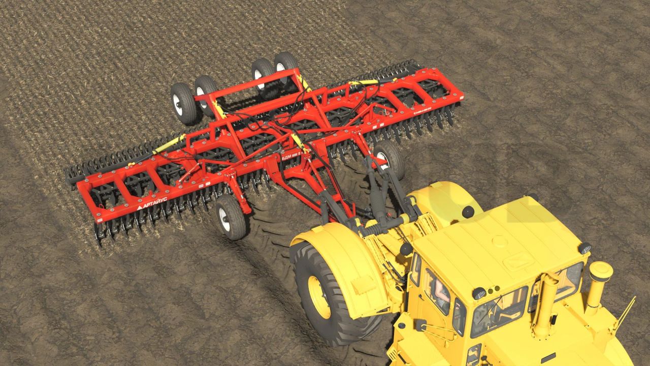 Дискова борона BDM Artayus для Farming Simulator 25