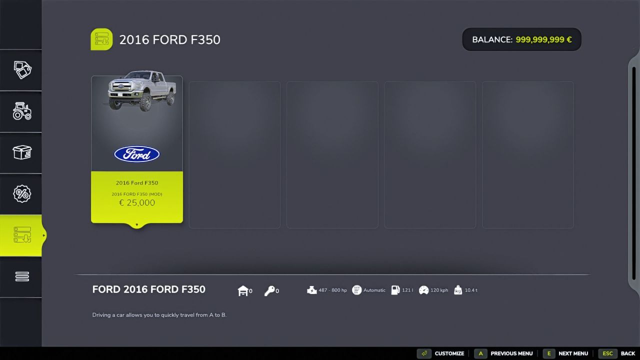 Форд F-350 2016 для Farming Simulator 25