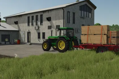 Ефективна Фабрика Empty Pallet And Box Production — Порожні Піддони та Ящики для FS25 — 1