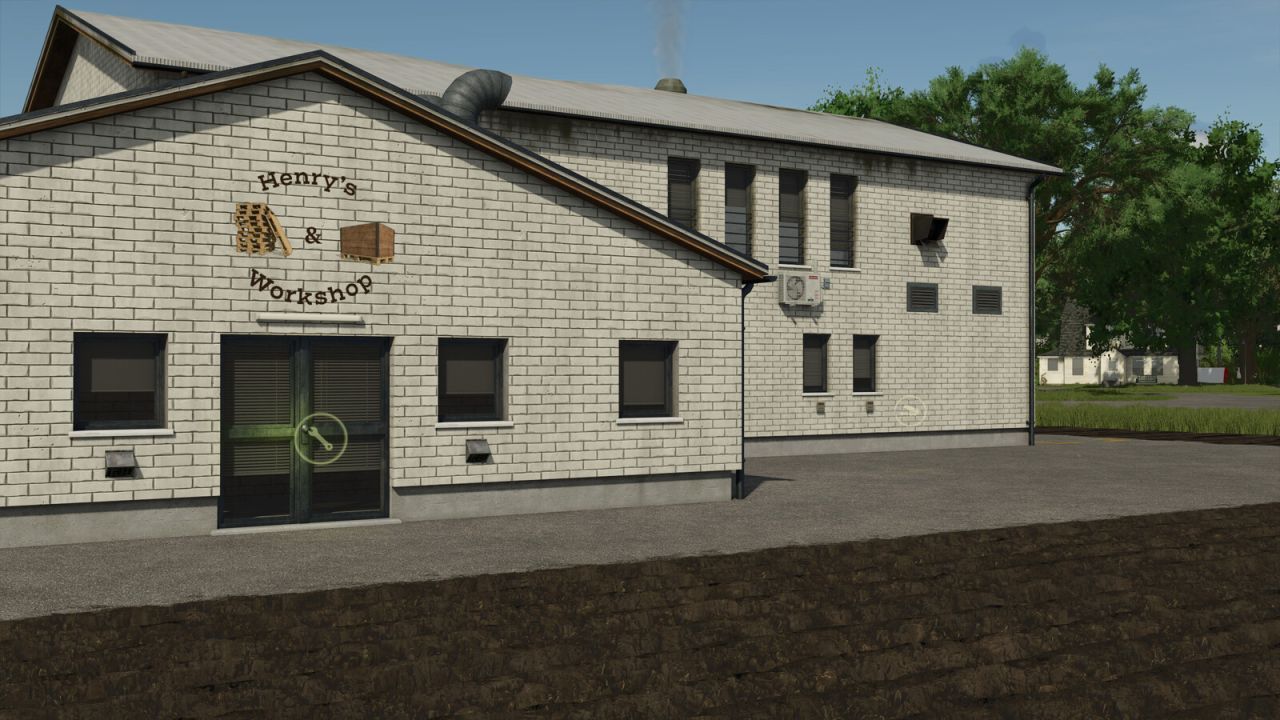 Ефективна Фабрика Empty Pallet And Box Production — Порожні Піддони та Ящики для FS25