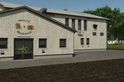 Ефективна Фабрика Empty Pallet And Box Production — Порожні Піддони та Ящики для FS25 — 2