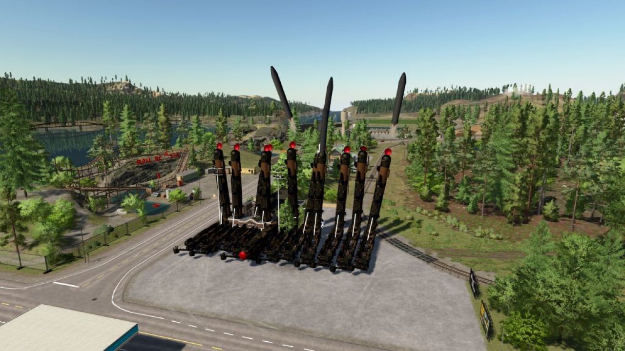 Russian Intercontinental Ballistic Missile System RT-2PM2 "Topol-M" for Farming Simulator 22