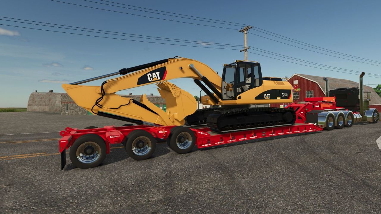 Екскаватор Caterpillar 325D для Farming Simulator 25