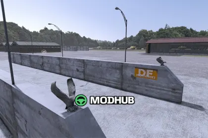 Силосний бурт DF Industries M37 Large (стінка 6 м) для FS25 — 4