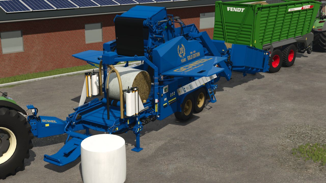 Jubiläums Pressewickler Göweil Vario Master GoldEdition 2025 — Effizientes Pressen und Wickeln