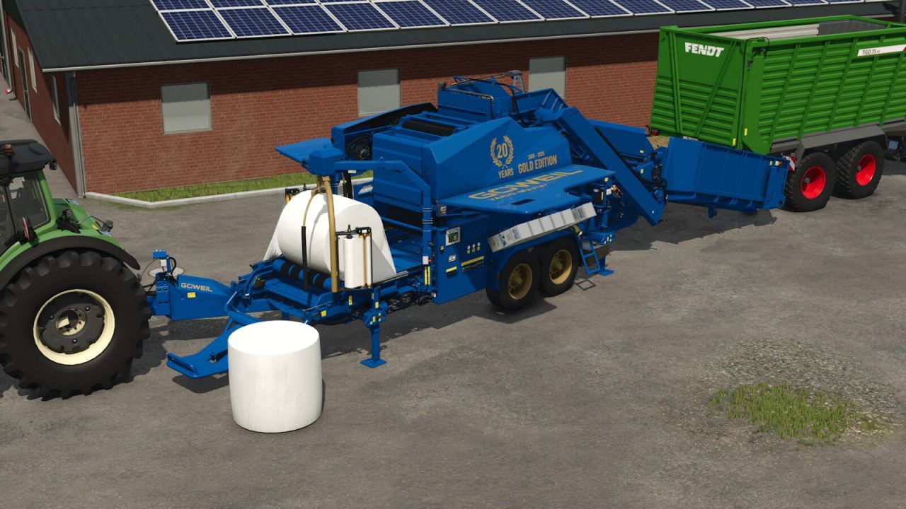 Jubiläums Pressewickler Göweil Vario Master GoldEdition 2025 — Effizientes Pressen und Wickeln