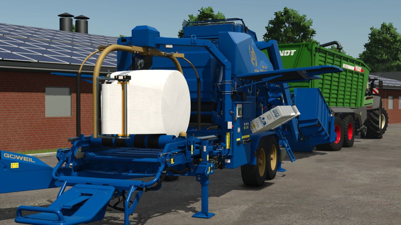 Jubiläums Pressewickler Göweil Vario Master GoldEdition 2025 — Effizientes Pressen und Wickeln