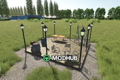 Зона для пікніка V1.0 для FS25 — 2