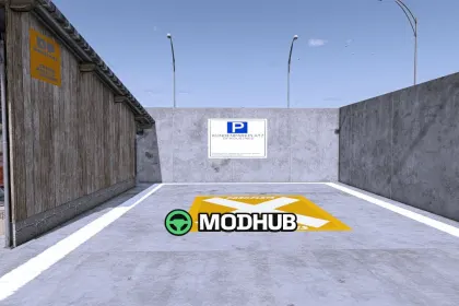 Будівля DF Industries Recycling Hof M38 V1.0 для FS25 — 2