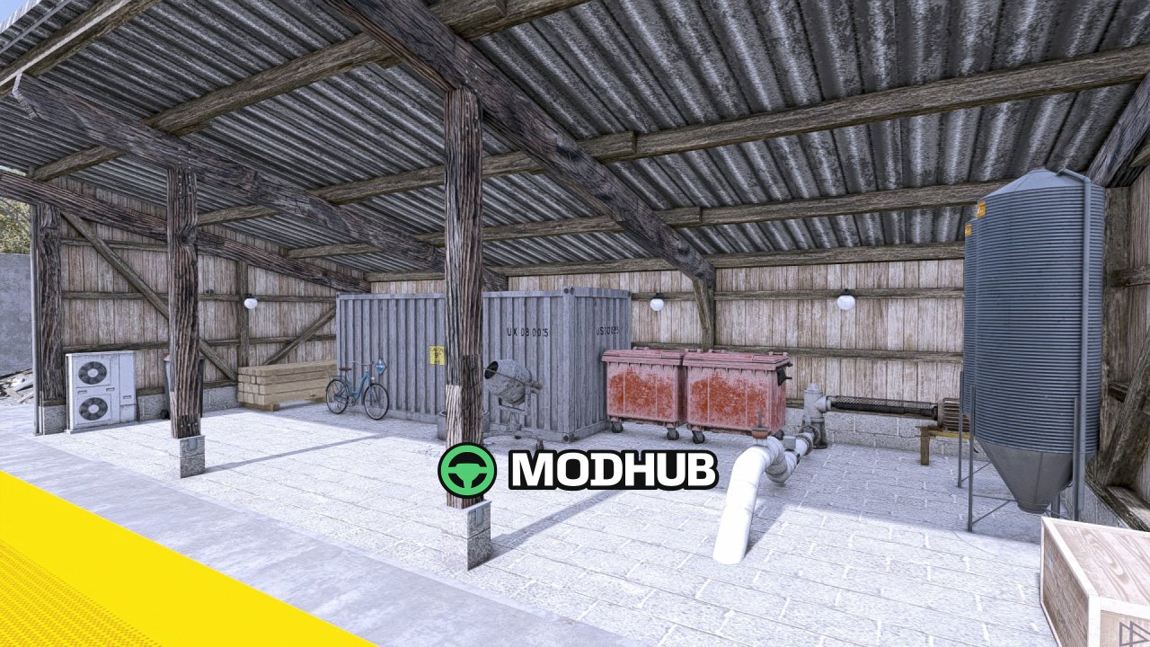 Будівля DF Industries Recycling Hof M38 V1.0 для FS25