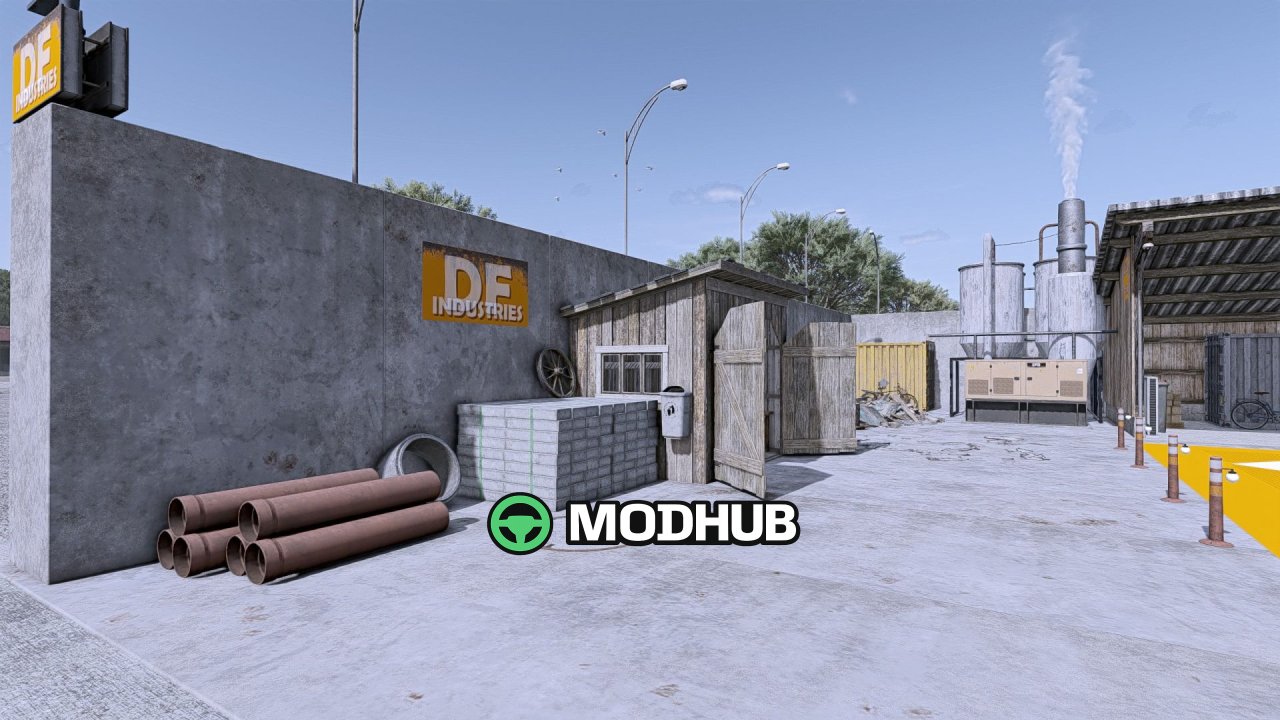 Будівля DF Industries Recycling Hof M38 V1.0 для FS25