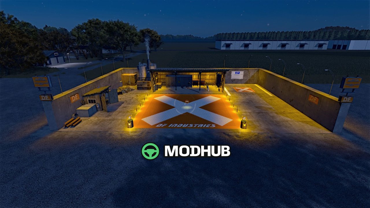 Будівля DF Industries Recycling Hof M38 V1.0 для FS25