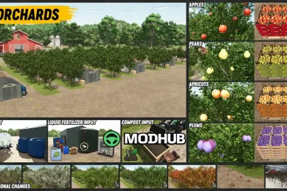 Будівельний набір Orchards And Greenhouses V1.0.2 для FS25