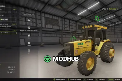 Трактор Valmet 1280/1580 chipped V1.0 для FS25