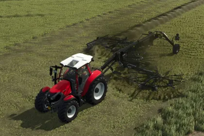 Effektives Paket Krone Swadro/Vendro für FS25 - Schnelles Wenden und Zusammenfassen von Silage — 1