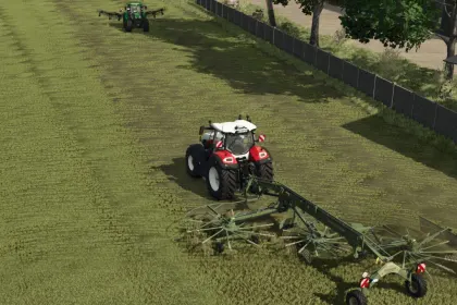 Effektives Paket Krone Swadro/Vendro für FS25 - Schnelles Wenden und Zusammenfassen von Silage — 3