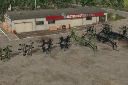 Effektives Paket Krone Swadro/Vendro für FS25 - Schnelles Wenden und Zusammenfassen von Silage — 4