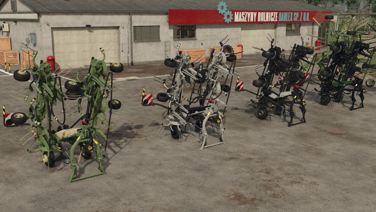 Effektives Paket Krone Swadro/Vendro für FS25 - Schnelles Wenden und Zusammenfassen von Silage