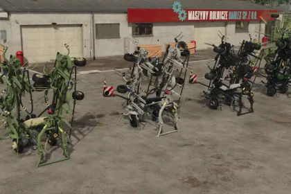 Effektives Paket Krone Swadro/Vendro für FS25 - Schnelles Wenden und Zusammenfassen von Silage — 5