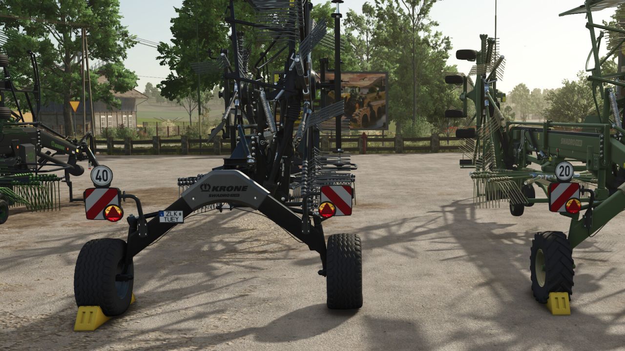 Effektives Paket Krone Swadro/Vendro für FS25 - Schnelles Wenden und Zusammenfassen von Silage