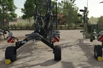 Effektives Paket Krone Swadro/Vendro für FS25 - Schnelles Wenden und Zusammenfassen von Silage — 6