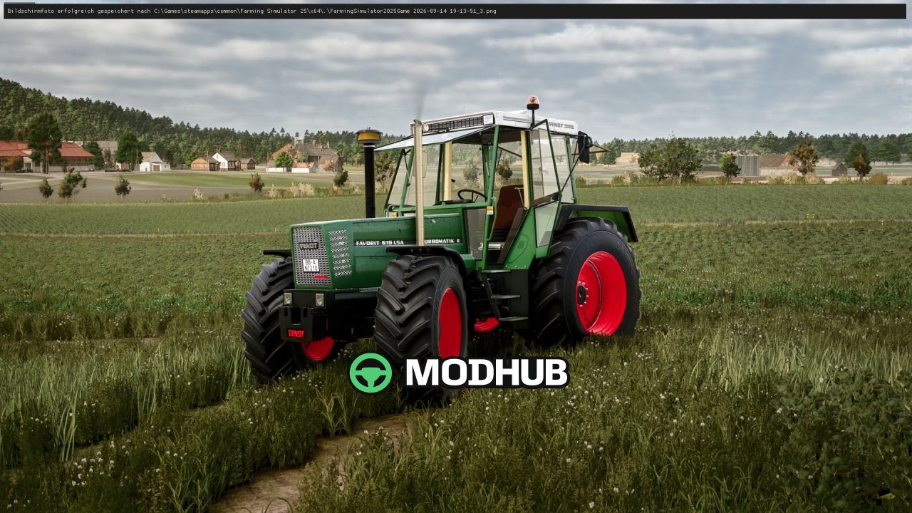 Трактор Fendt 611/615/LS/LSA V1.0 для FS25